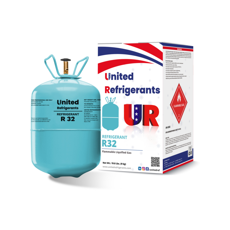 United Refrigerant R32 Disposable Cylinder (9kg)
