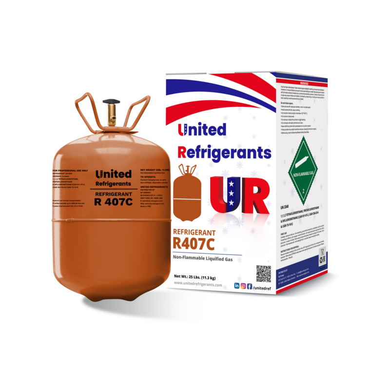 United Refrigerant R407C Disposable Cylinder (11.3kg)